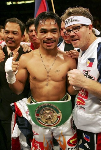 Freddie Roach and Manny Pacquiao