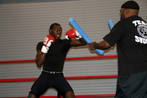 Steve Cunningham Training with Nazim Richardson