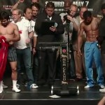 Pacquiao Mosley weigh-in12