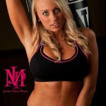 ashley ferrara boxing ring card girl