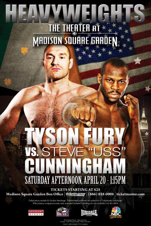 fury vs cunningham poster