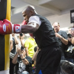 Floyd Mayweather on the bag