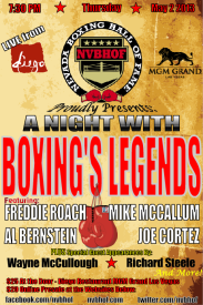 nevada boxing hall of fame poster