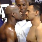 mayweather guerrero face off