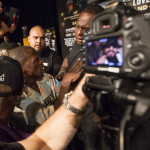 Floyd Mayweather Sr arguing with Ruben