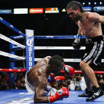 Angulo knocks down Lara