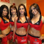 sexy chicas tecate group photo