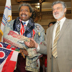 don king with cleveland mayor