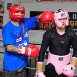 Ricky Burns training