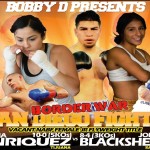 border war boxing poster