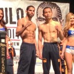 linares vs arakawa weigh-in photo