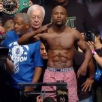mayweather weigh-in