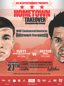 dusty hernandez harrison fight poster