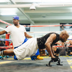 Mayweather workout