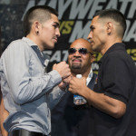 Leo Santa Cruz and Manuel Roman