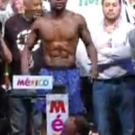 mayweather weigh in