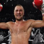 Sergey Kovalev celebrates