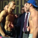 saunders vs eubank weigh-in