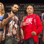 Keith Thurman and Leonard Bundu