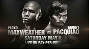 Mayweather vs Pacquiao fight poster