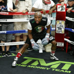 Floyd Mayweather Work Out for the Press