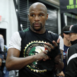 Floyd Mayweather Work Out for the Press