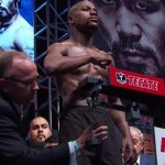 mayweather weigh-in photo