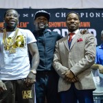 broner vs porter presser with mayweather