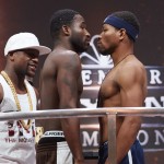 broner vs porter weigh-in with mayweather