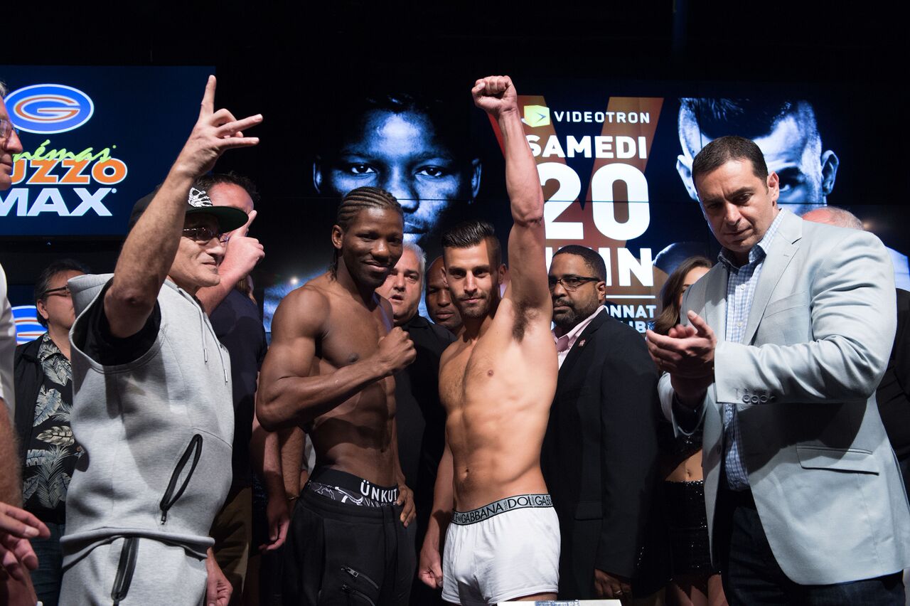 lemieux vs n'dam weigh-in - ProBoxing-Fans.com