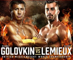 golovkin vs lemieux poster