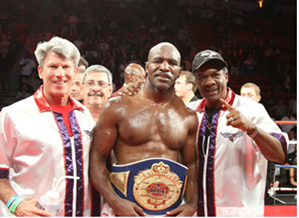 Evander Holyfield is one of the most decorated boxers of his generation Credit: ESPN