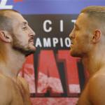 flanagan vs mathews weigh-in