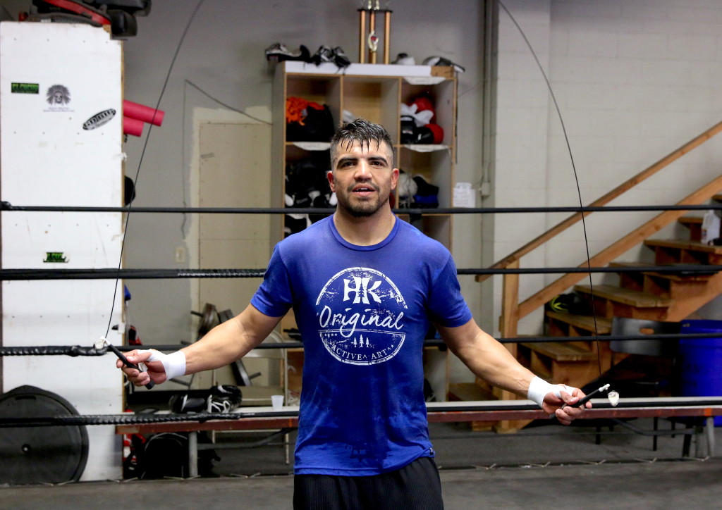 Victor Ortiz training camp interview & workout photos - ProBoxing-Fans.com