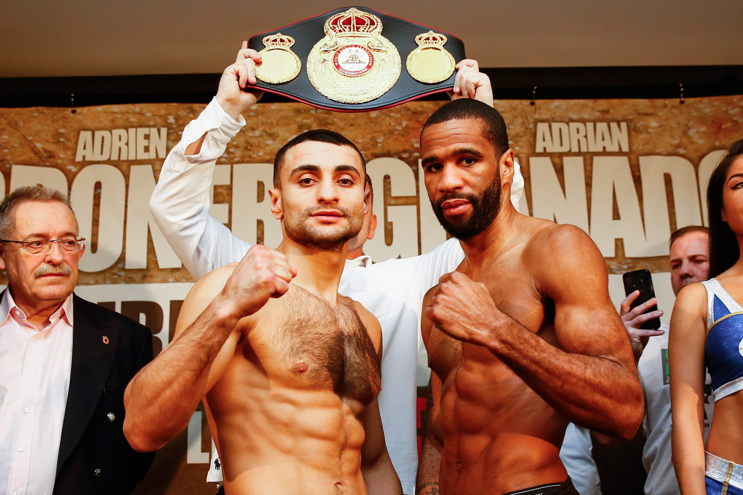 Adrien Broner vs. Adrian Granados weigh-in results & photos. peterson a...