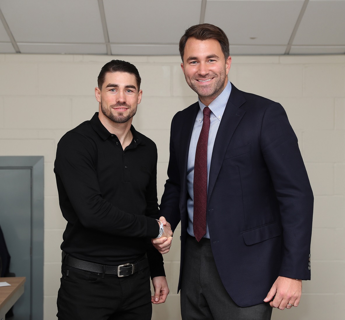 Jamie Cox signs foe Eddie Hearn's Matchroom.