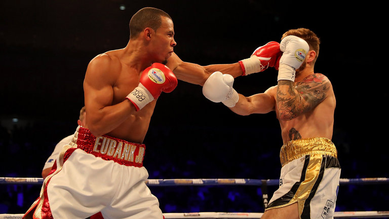 Chris Eubank Jr shows off his devastating punching power & speed.