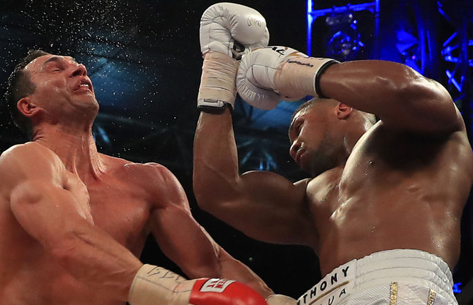 Anthony Joshua beat Wladimir Klitschko in round eleven of their bout. Photo Credit: skysports.com