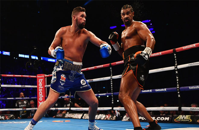 Haye vs Bellew back in their first meeting back in November 2016. Photo Credit: SkySports