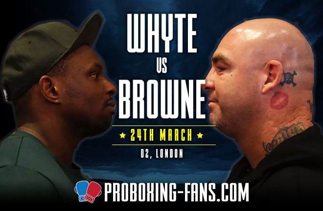 Whyte-Browne big heavyweight showdown at The O2, London this Saturday