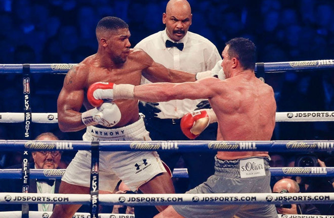 Joshua-Klitschko big showdown at Wembley in April last year. Photo Credit: The Mac Life