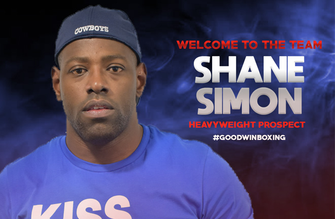 Shane Simon puts pen to paper with Goodwin Boxing.