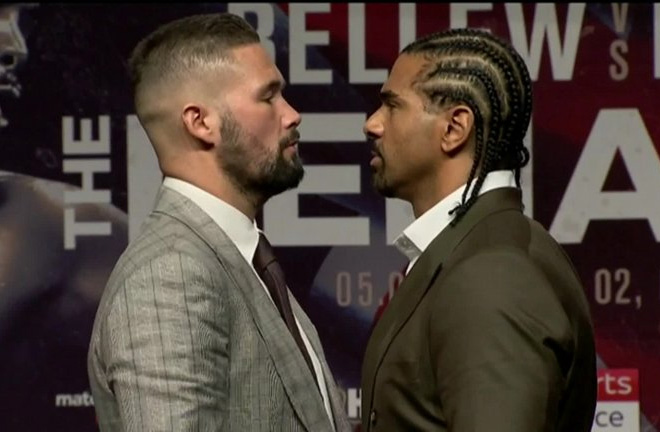 THE FACE OFF last night Press Conference in Liverpool. Photo Credit: Sky Sports