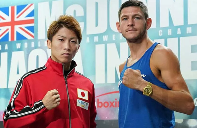 McDonnell - Inoue go head to head this Friday. Photo Credit: Top Rank Boxing