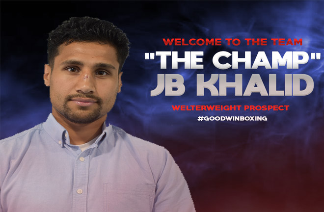 Jabran Khalid signs with Goodwin Boxing