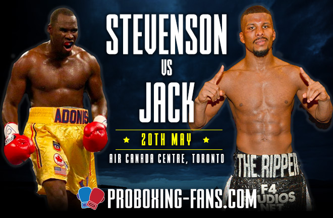 Adonis Stevenson vs. Badou Jack, Saturday, May 19 2018, Air Canada Centre, Toronto.