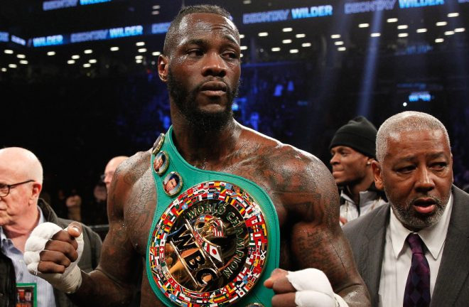 Wilder is happy to fight Joshua in the UK. Photo Credit: Telegraph 