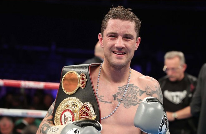 Untitled-1 Ricky Burns laces them up for the 50th time on Saturday night at the Metro Radio Arena in Newcastle, live on Sky Sports. Photo Credit: Sky Sports