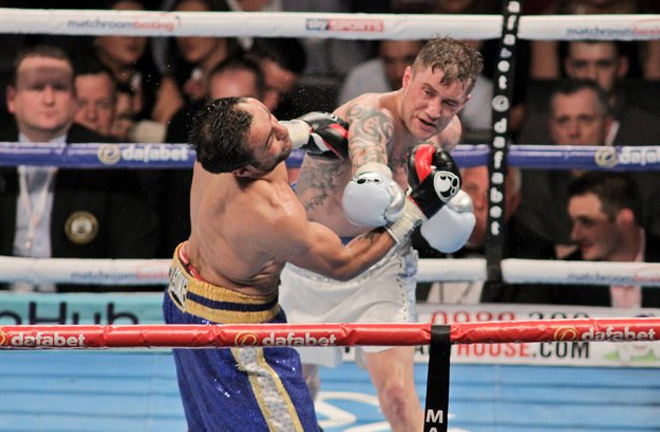 Ricky Burns makes history, against Di Rocco. Photo Credit: The Ring