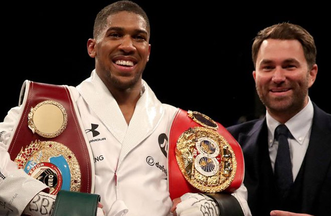 Eddie Hearn is confident a fight with Wilder will be agreed. Photo Credit: SkySports